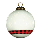 Christmas Red Truck Glass Ornament-Christmas gifts