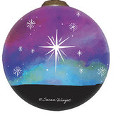 Starlight Nativity Religious Glass Ornament