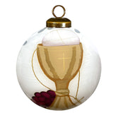 Spiritual Gifts-Blessings On Your First Communion Glass Ornament