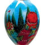 Tis The Season of Miracles Snowman Glass Ornament
