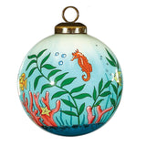 Sea Turtle Glass Ornament
