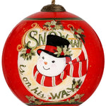 Mr. Snowman is on His Way