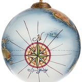 Come Away with Me Globe Glass Ornament