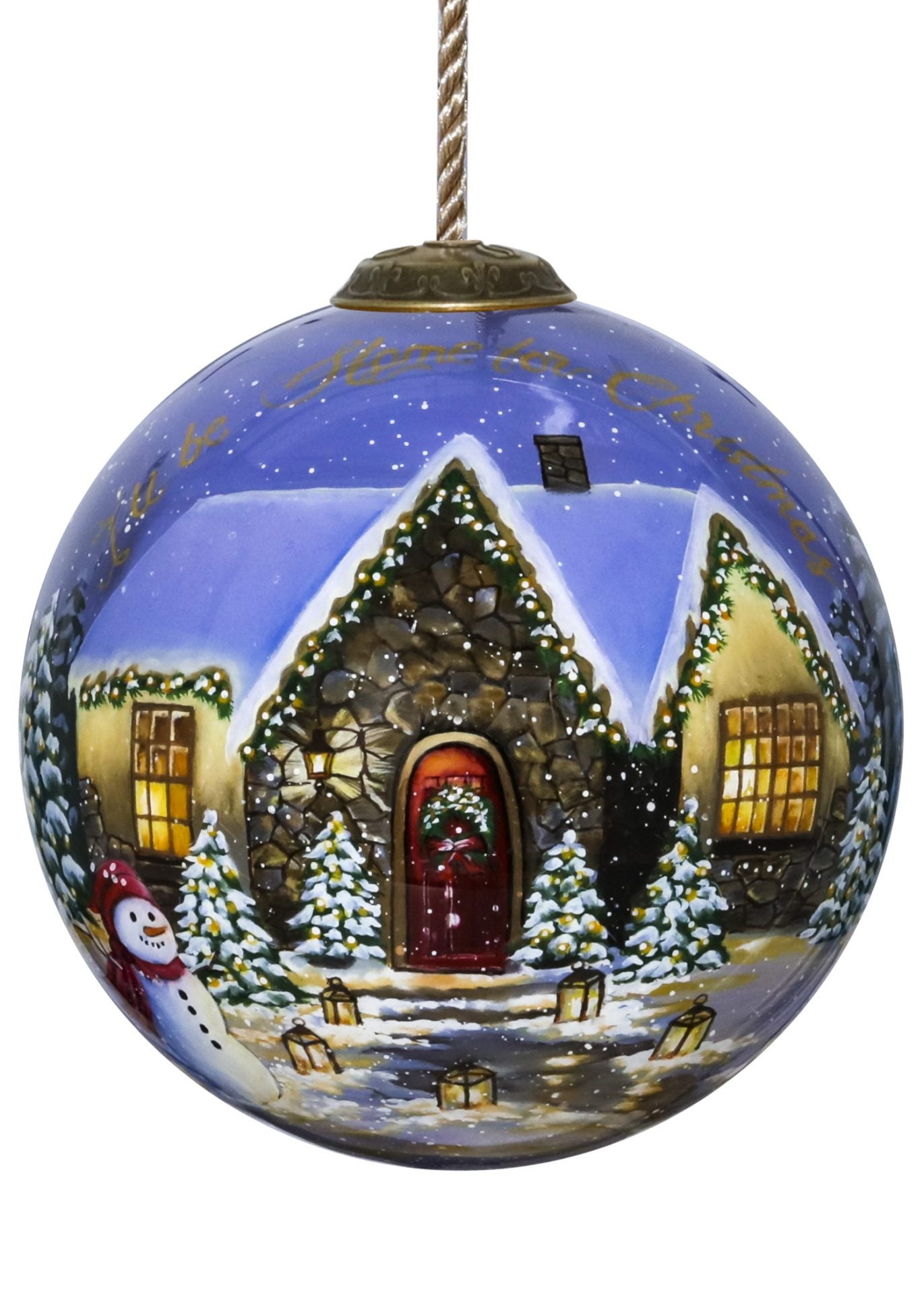 I'll Be Home For Christmas Ornament