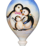 Bless Our Family Penguin Family Ornament