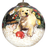 Christmas Puppy Ornament