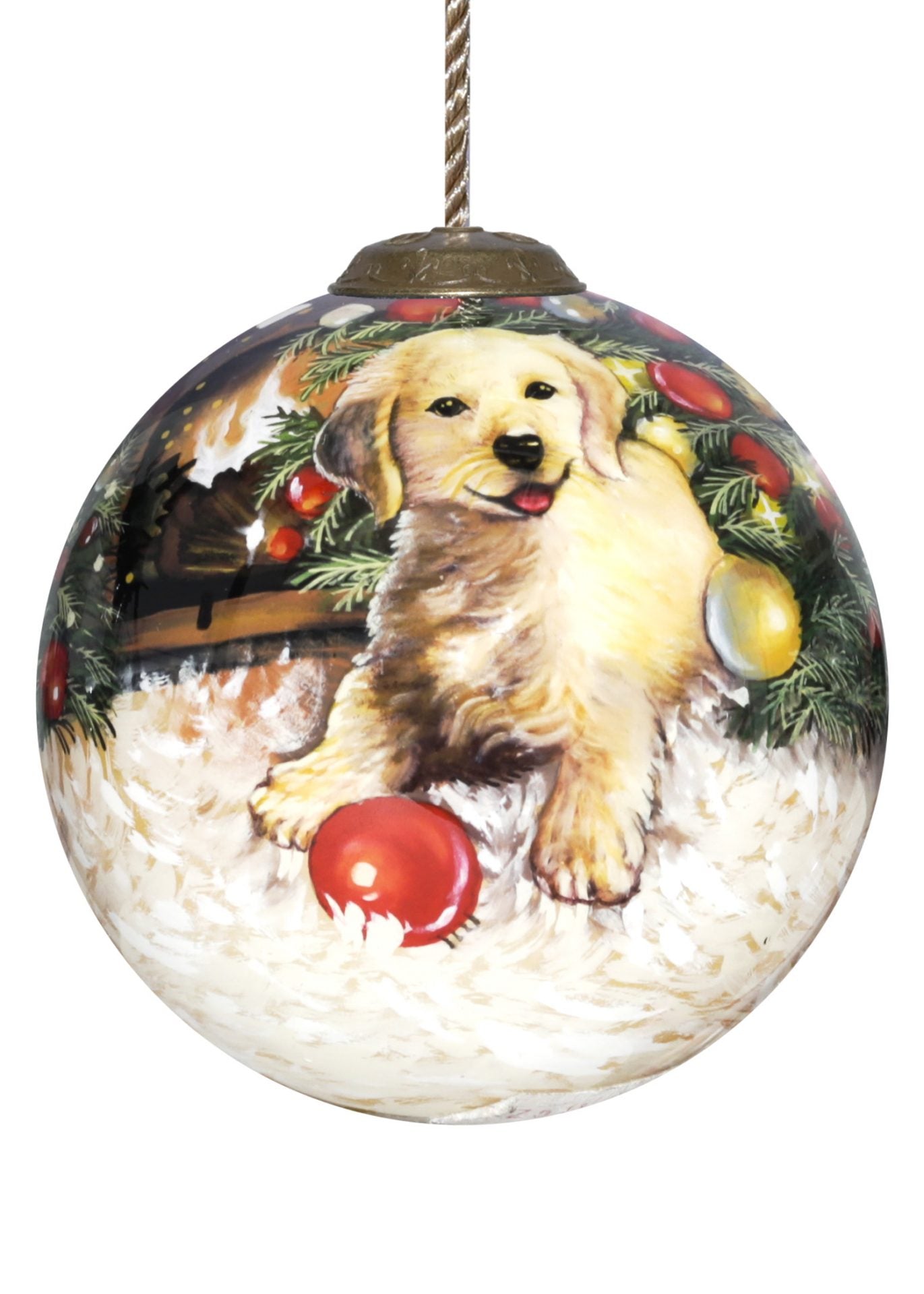 Christmas Puppy Ornament