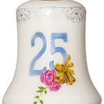 25 Years Anniversary Glass Ornament