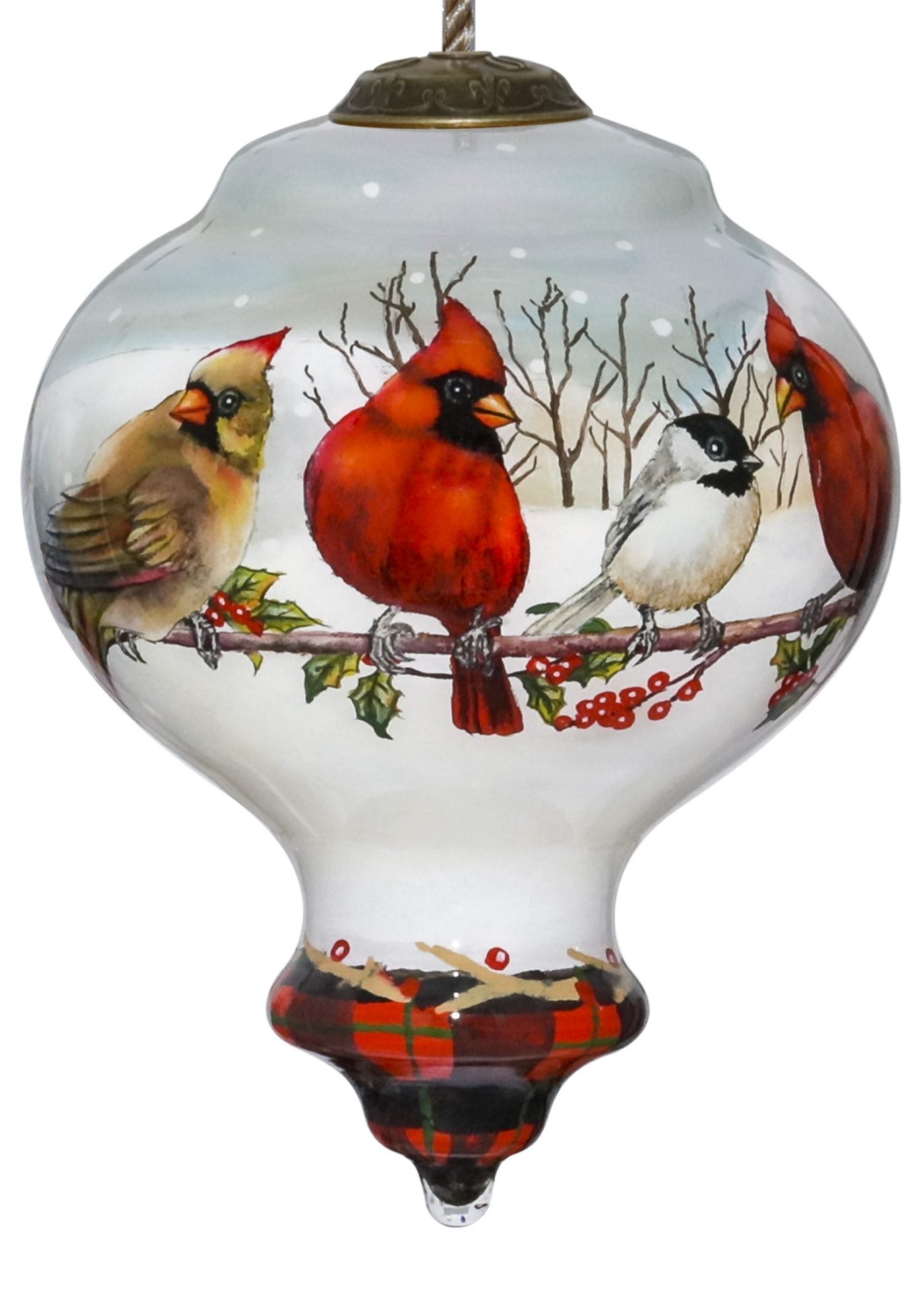 Friends Gather Birds Ornament