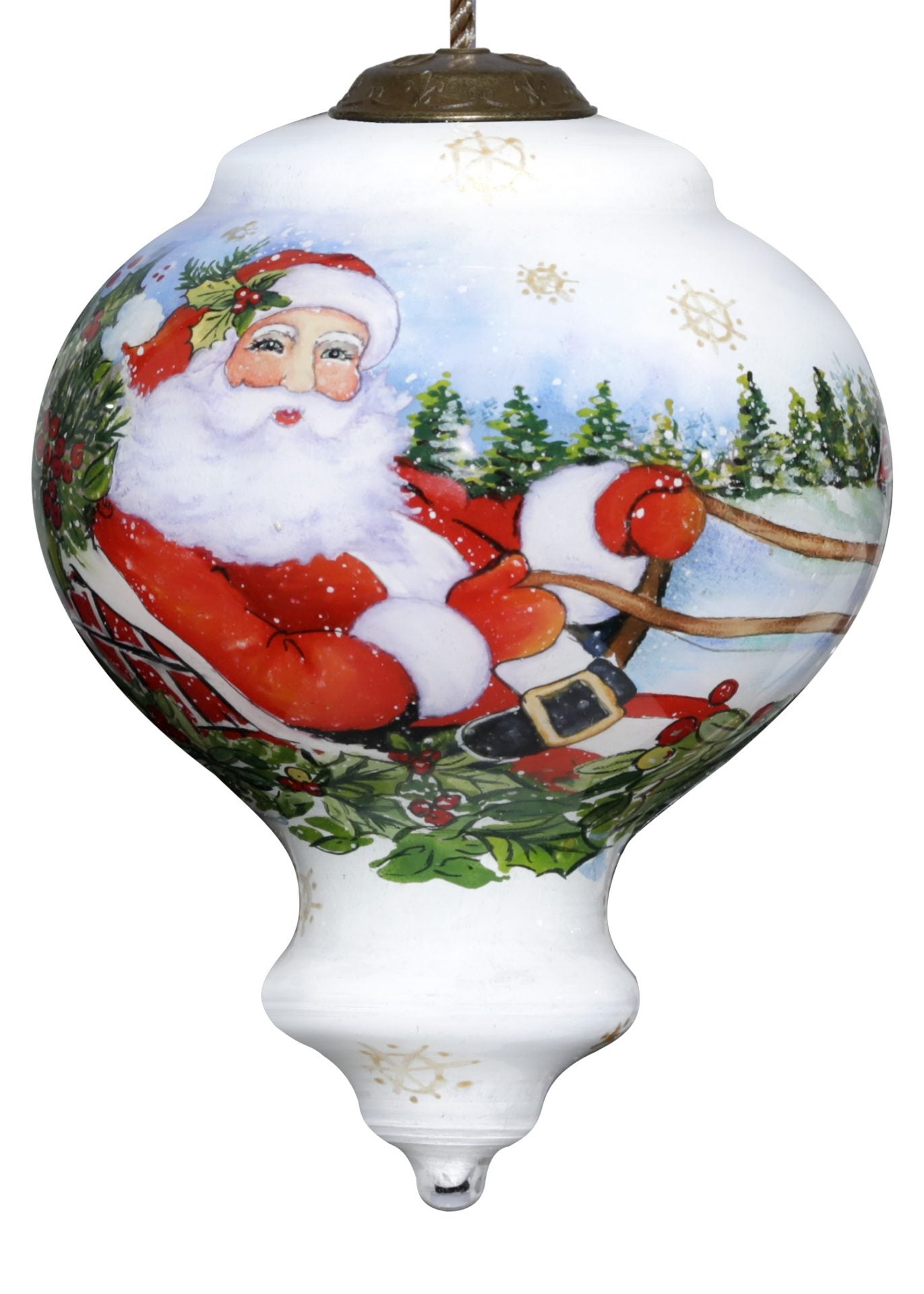 Here Comes Santa Claus Ornament