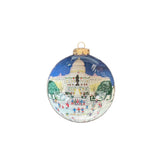 U.S. Capitol Skating Hand-Painted Glass Ornament – Washington D.C. Holiday Keepsake