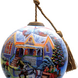 Welcome Home Glass Ornament