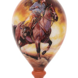 Gotta Run Hand-Painted Glass Ornament