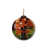 Peaceful Tranquility Hand-Painted Glass Ornament