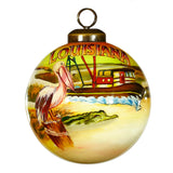 Louisiana Glass Ornament