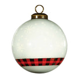 All Roads Lead Home at Christmas Glass Ornament
