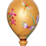 Jewelled Dragonfly Hand-Painted Glass Ornament