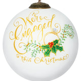 We're Engaged This Christmas Ornament