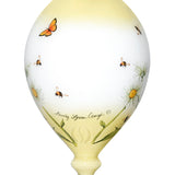 Home Sweet Home Beehive Hand-Painted Glass Ornament