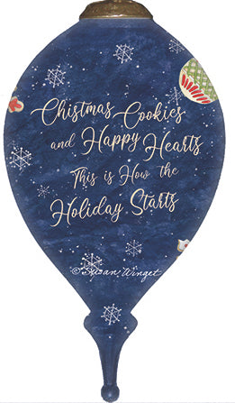 Christmas Cookies and Happy Hearts Ornament