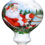 Here Comes Santa Claus Gem Ornament