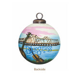 Mississippi Hand-Painted Glass Ornament – Southern River Heritage Keepsake