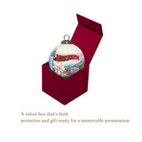 Mississippi Hand-Painted Glass Ornament – Southern River Heritage Keepsake