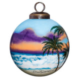 Life Is Better in Flip Flops Hand-Painted Glass Ornament
