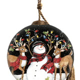 Holiday Lights Round Ornament