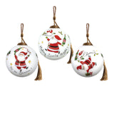 Santa Cheer Spirit Ornament Set