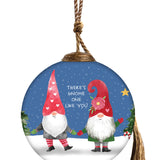 There's Gnome One Like You Glass Ornament