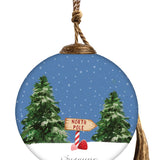 Gnome Sweet Gnome Glass Ornament
