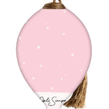 Snow Girl Hanging Glass Ornament