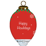 Happy Howlidays Teardrop Ornament