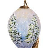 Angel of Hope Hand-Painted Glass Spire Ornament – Heavenly Inspiration Gift