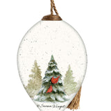 Forest Friends Santa Finial Ornament