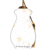 Stocking Dog Spire Ornament