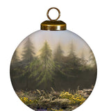Life Is Better by the Campfire Hand-Painted Glass Ornament