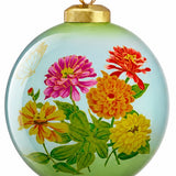 Mom Hand-Painted Glass Ornament