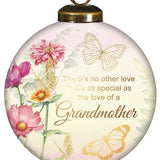 Grandmother Hand-Painted Glass Ornament