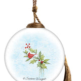 Frosty's Christmas Friends Round Ornament