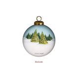 Woodland Deer Hand-Painted Glass Ornament by Susan Winget – Nature Keepsake Gift