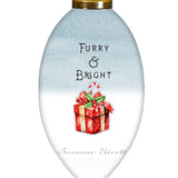 Furry and Bright Kitten Olive Ornament
