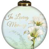 In Loving Memory Glass Ornament