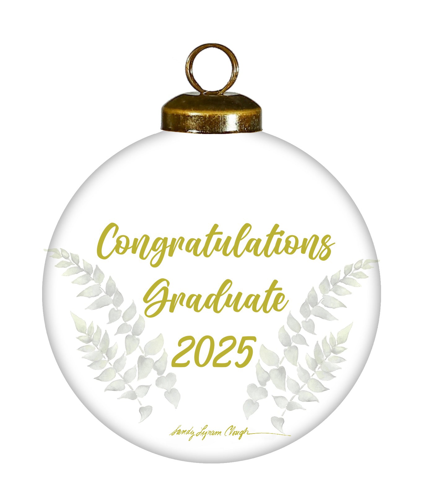 Graduation Keepsake Ornament – Elegant Hand-Painted Glass Gift in a Gift Box