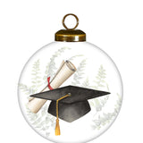 Graduation Keepsake Ornament – Elegant Hand-Painted Glass Gift in a Gift Box