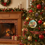 Alexandria Scottish Walk Hand-Painted Glass Ornament – Ramsay House Holiday Keepsake