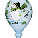 Shamrock Snowman Ornament