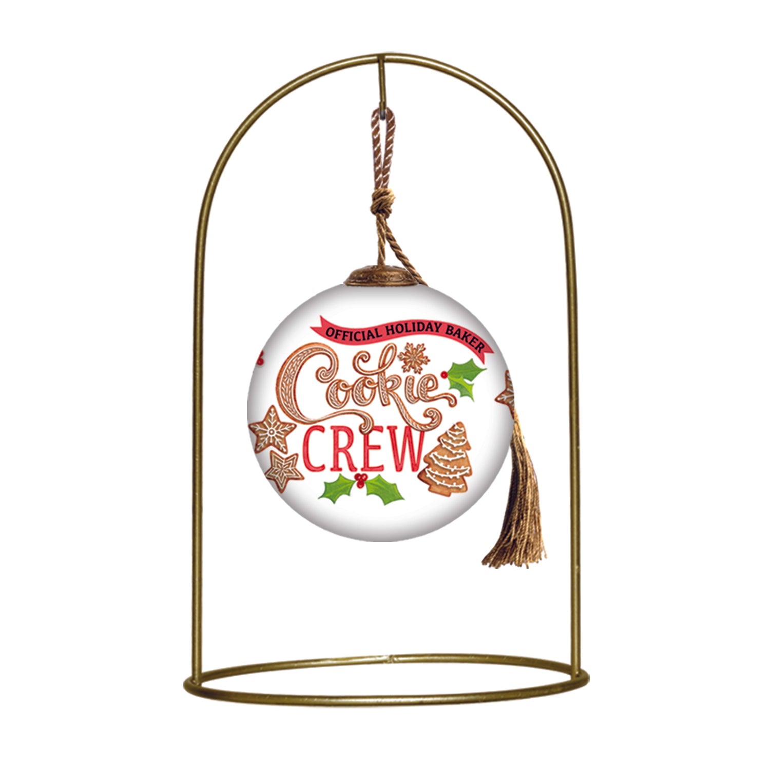 Ornament displaying metal stands